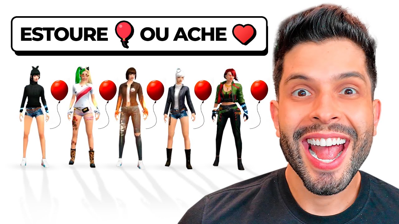 ESTOURE O BALÃO OU ENCONTRE SEU AMOR NO FREE FIRE!