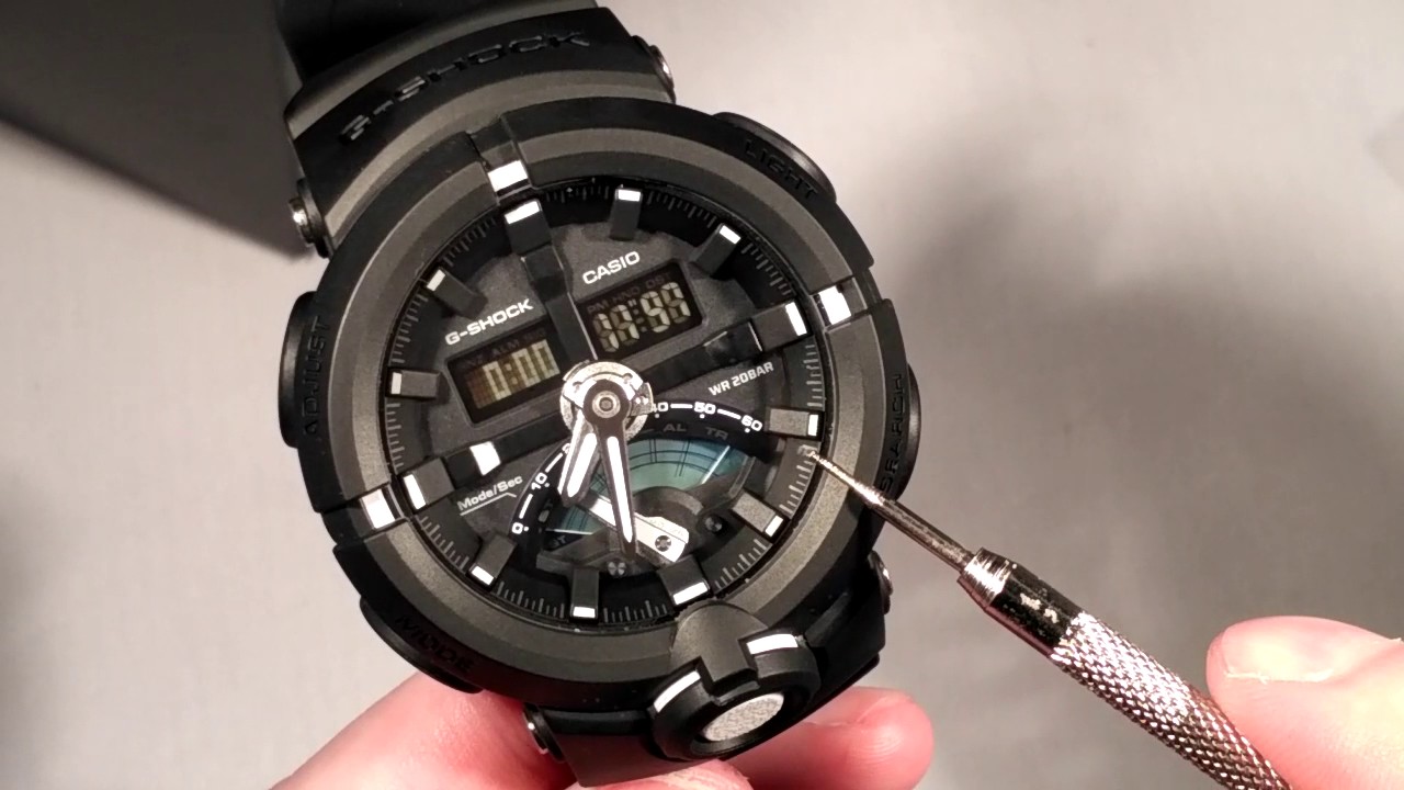 Casio GShock GA500 GA-500 First Look Hands On Functions Demonstration, Not Unboxing or Review