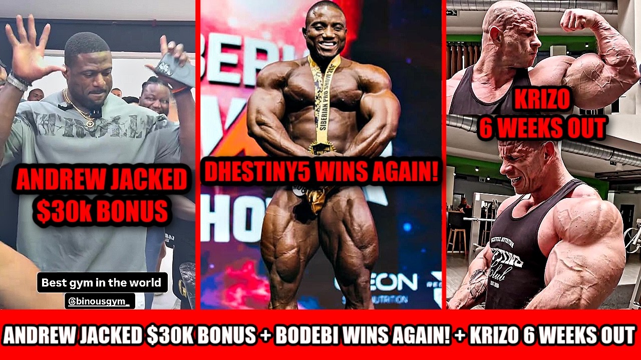 Лучший бодибилдер за пределами IFBB снова побеждает + Эндрю Джек получил бонус в 30 000 долларов ...