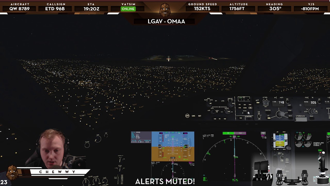 [P3D v4.2] Bringing the Etihad Dreamliner Home | QW787 into Abu Dhabi