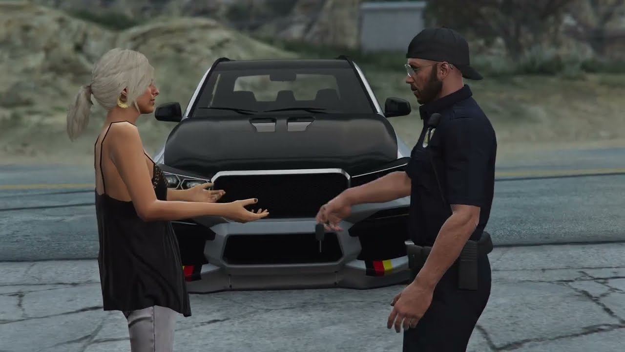 Grand Theft Auto car  2 delivery and police work
