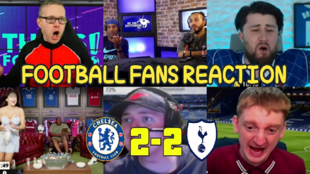 FOOTBALL FANS REACTION TO CHELSEA 2-2 TOTTENHAM | FANS CHANNEL
