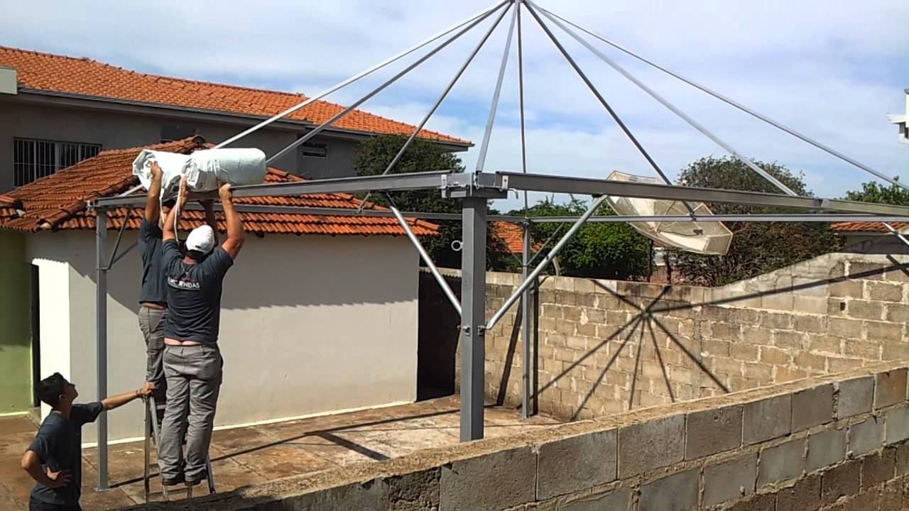 Instalação Lona  Fase 04   EMC Tendas