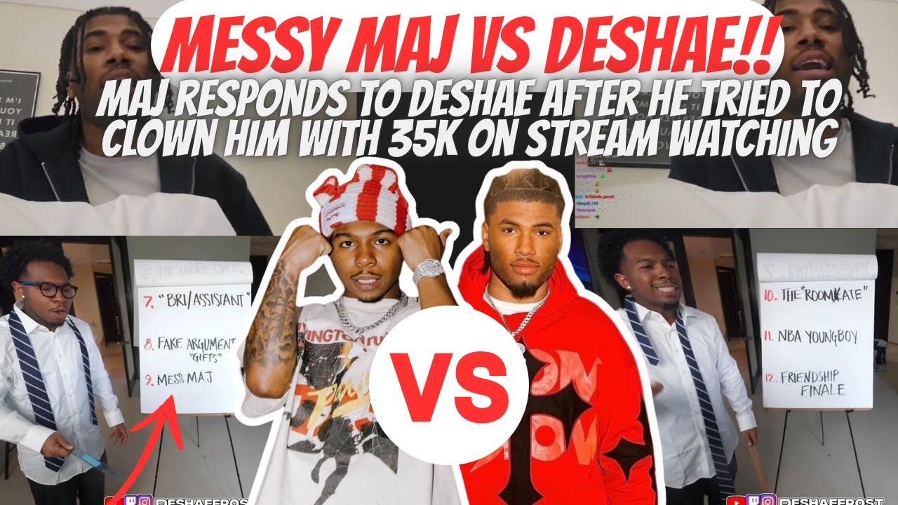 WTF?? Maj FLIPS OUT On Deshae Frost, Claims He Secretly WANTS Kai Cenat For HIMSELF