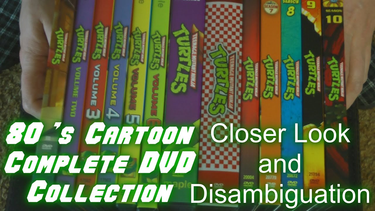 TMNT 80's Cartoon DVDs Closer Look and Disambiguation