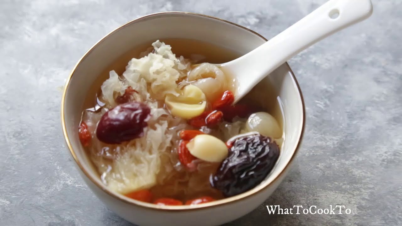Snow Fungus Dessert Soup (Tong Sui)