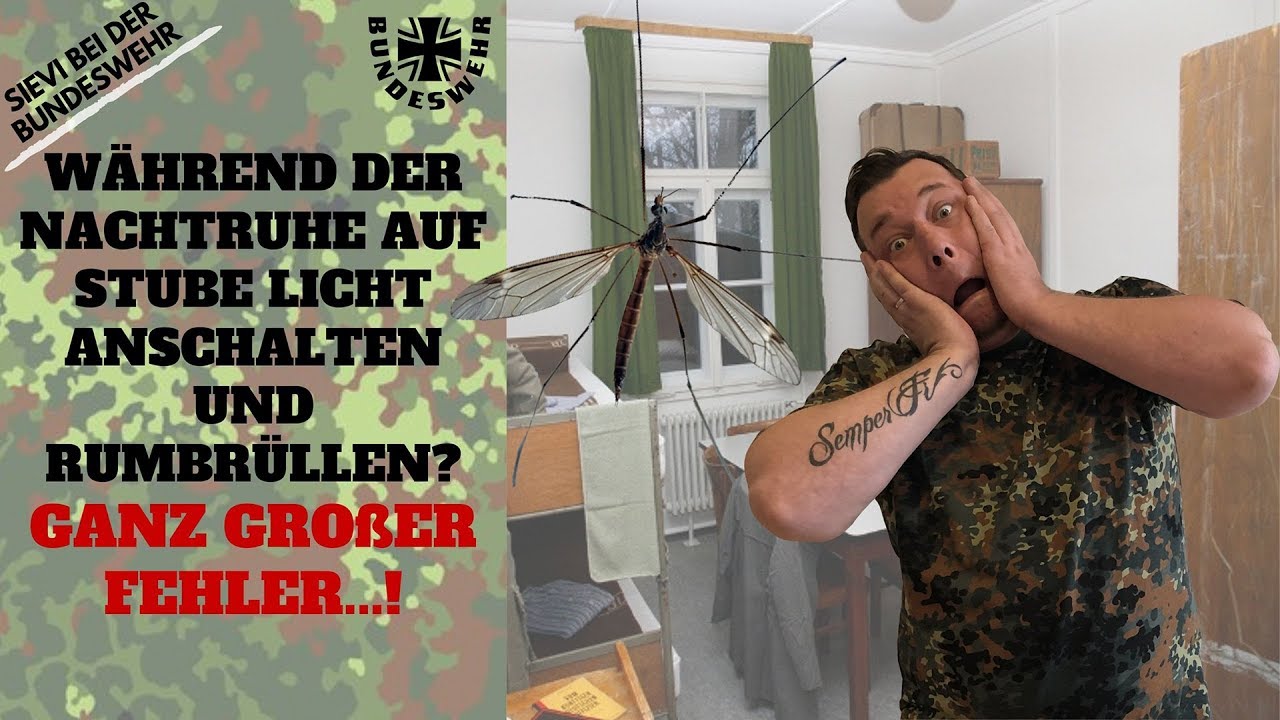 Während der Nachtruhe auf Stube Licht anschalten und rumbrüllen? GANZ GROßER FEHLER...!