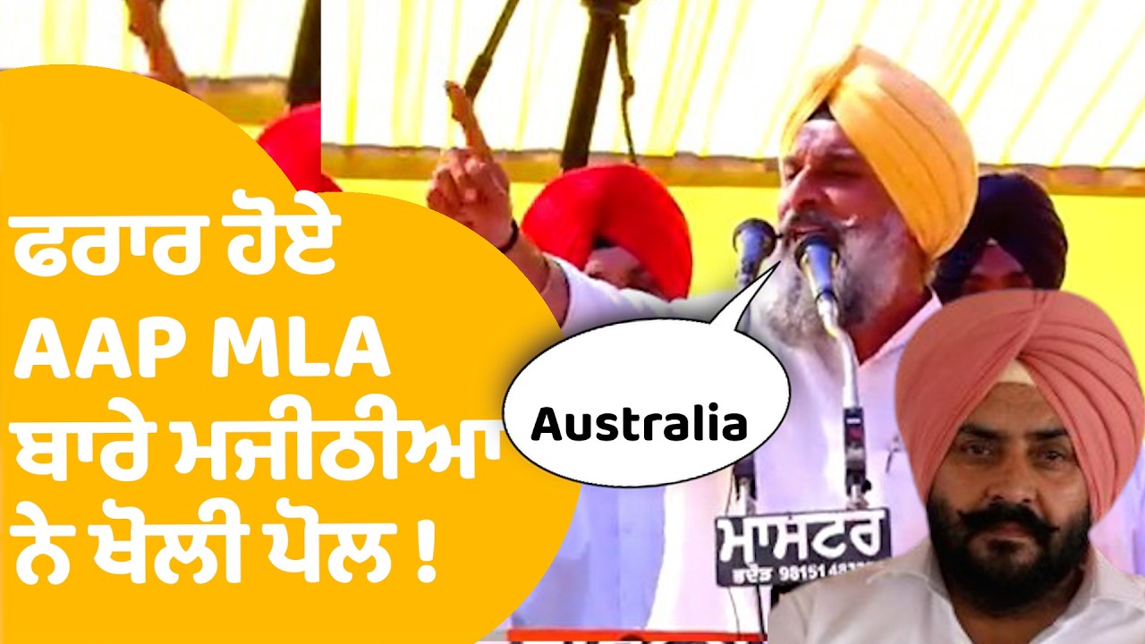 Bikram Majithia On Pathanmajra | ਫਰਾਰ ਹੋਏ AAP MLA ਬਾਰੇ ਮਜੀਠੀਆ ਨੇ ਖੋਲੀ ਪੋਲ ! | Punjab Tak