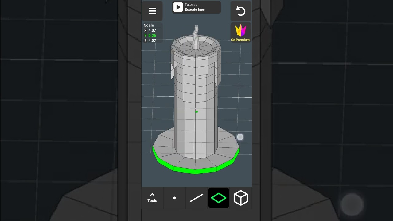3D Modeling App : Candle