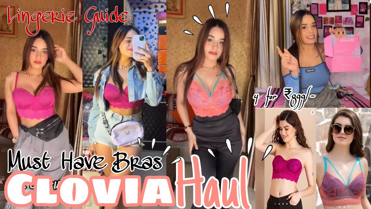 *lingerie & Innerwear Guide* 👙✨6 Must Have Bras, Ft.Clovia || Mansi Sharma