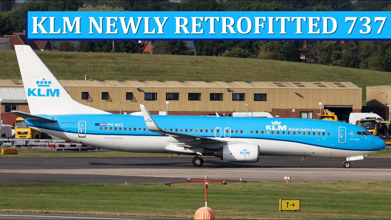 KLM Refreshed Boeing 737 Economy Class - Birmingham to Amsterdam