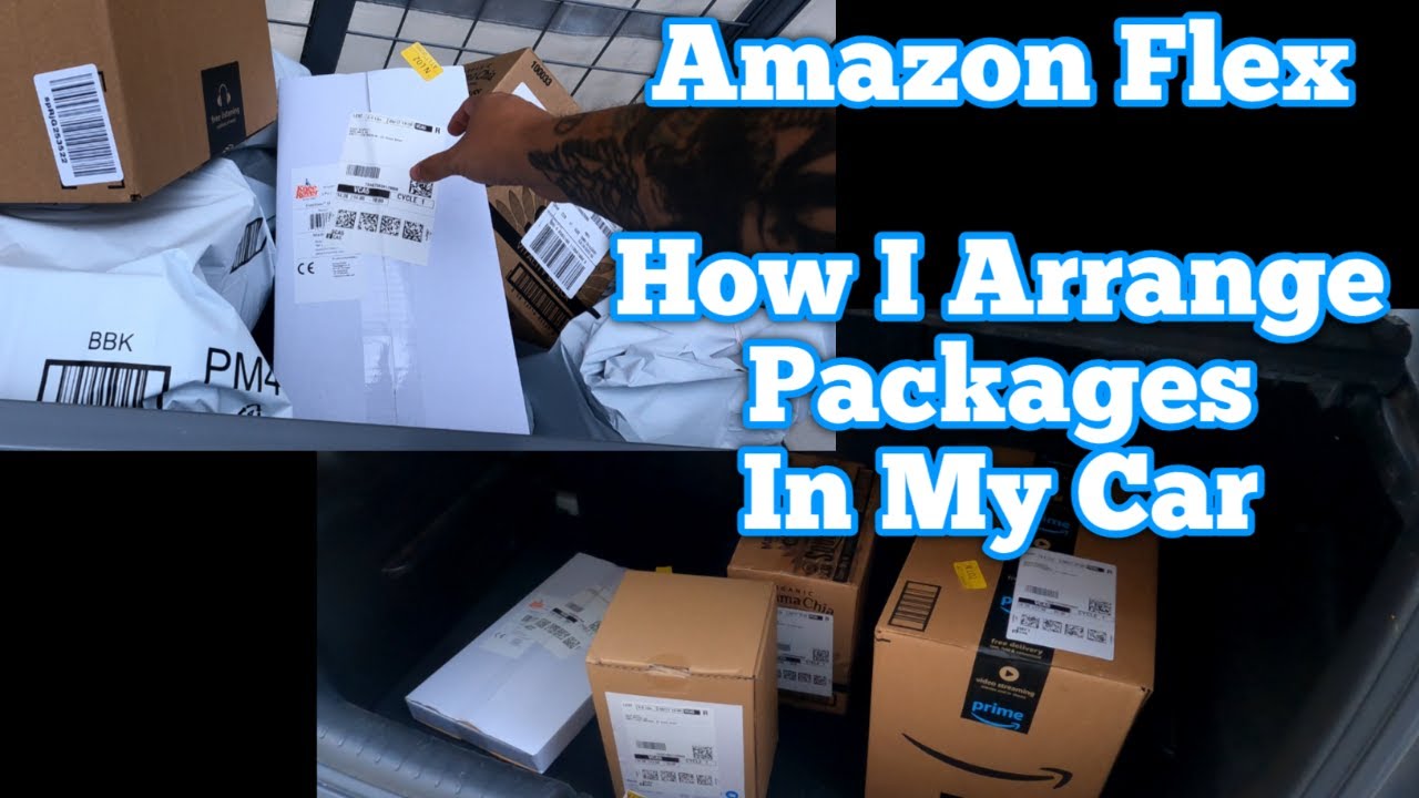 Amazon Flex &mdash; Как я упаковываю посылки в машине &mdash; Логистика и доставка в тот же день
