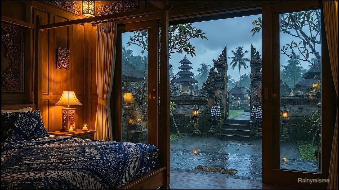 Rain Sound For Sleeping - Heavy Rain for Deep Sleep – No Talking, Pure Relaxation