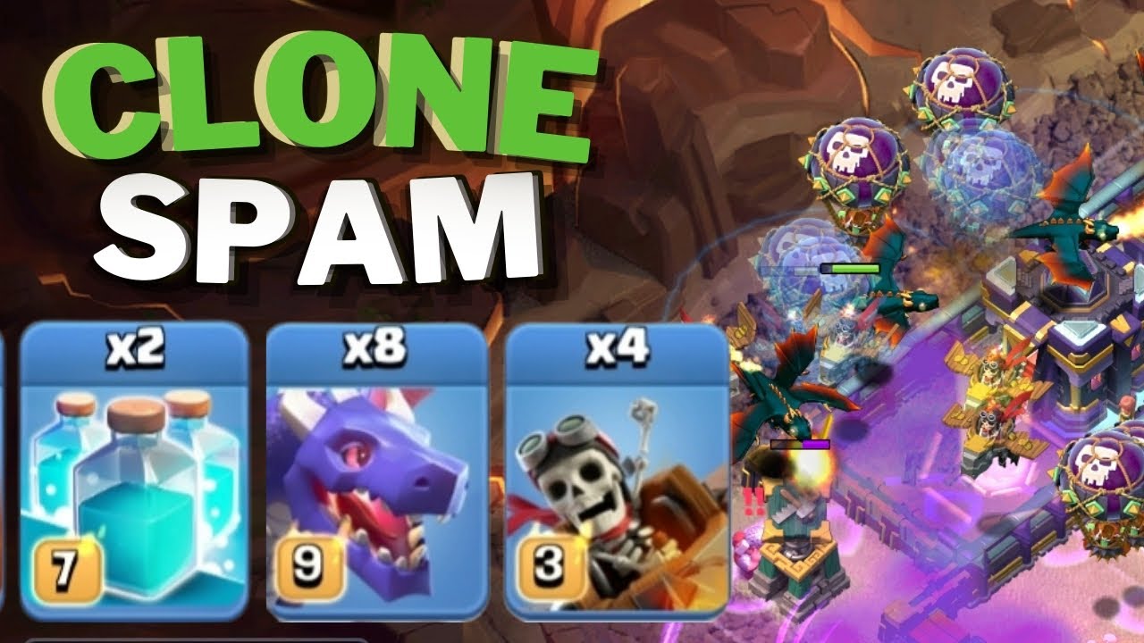 New TH15 Dragon Clone Attack is INSANE!