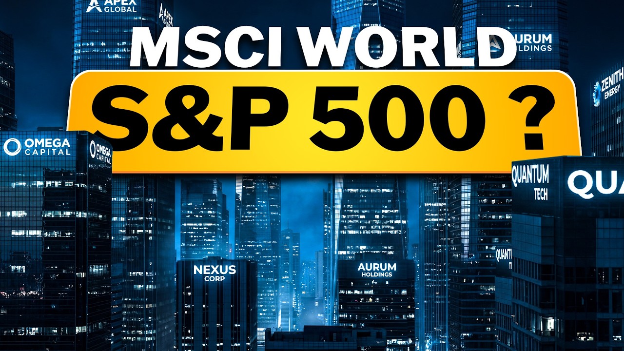 MSCI World ou S&P500 ? La réponse finale
