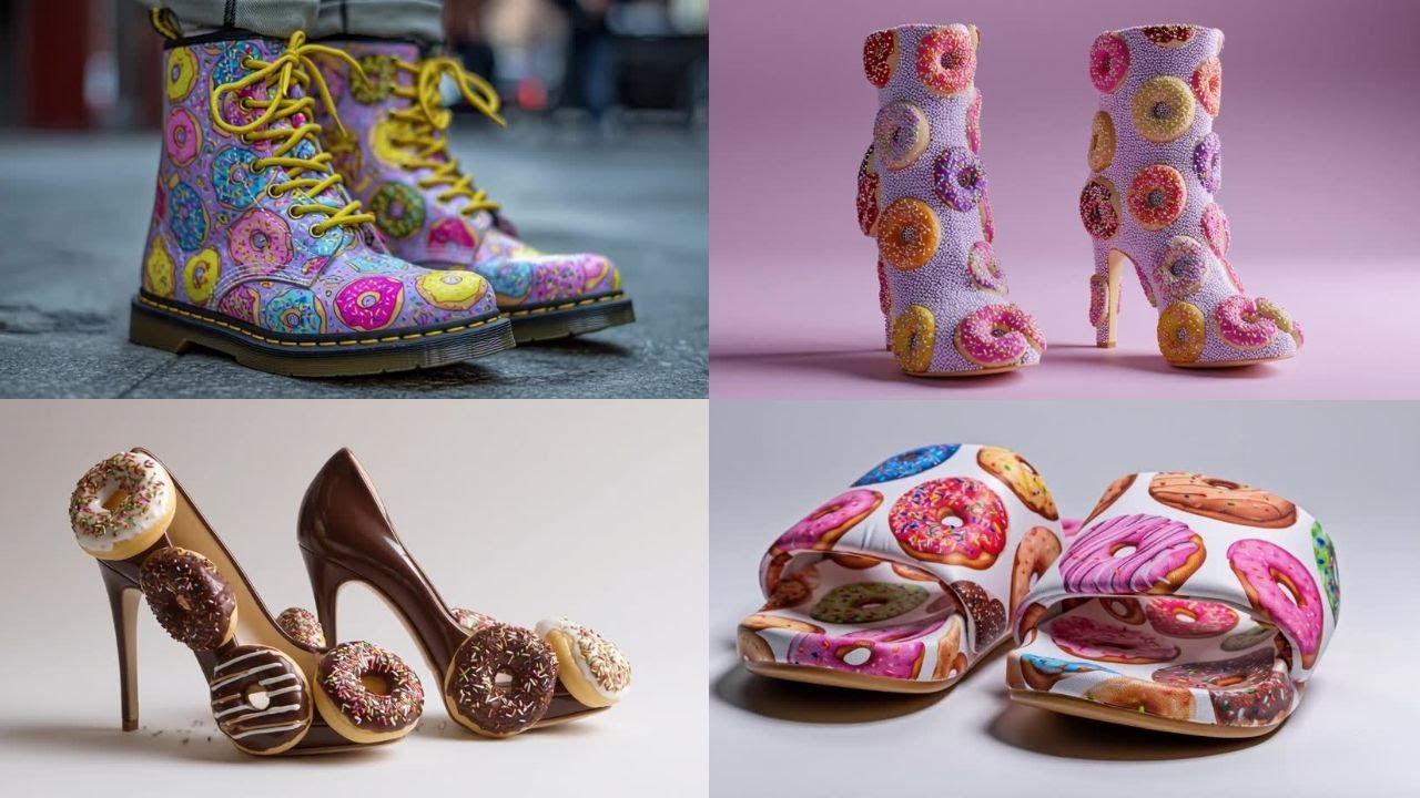 100+ Styles 🍩 10 Minutes of AI Donut Shoes 👟