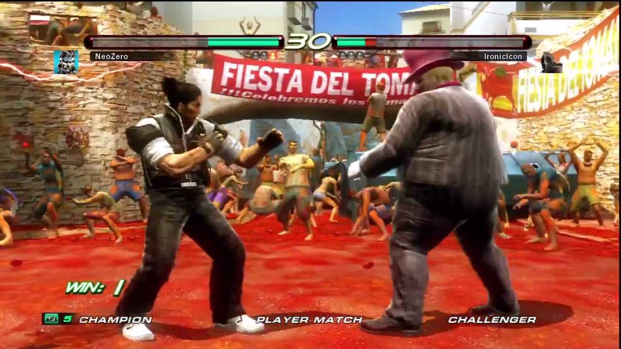 Tekken 6 Kazuya Mishima vs Miguel Rojo & Bob Part #3 11/25