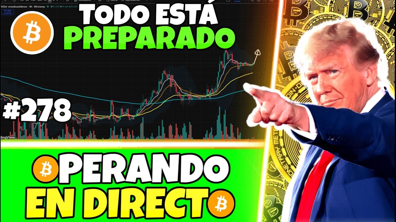 BITCOIN ESPERANDO LA HORA CLAVE 😈 BONOS CON PIONEX y BINGX 💹TRADING EN VIVO de BTC DIRECTO #trading
