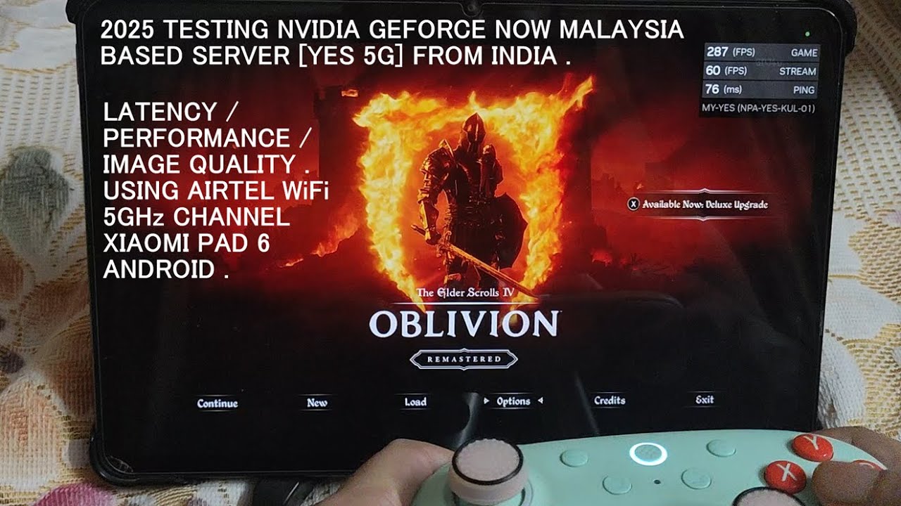 2025 Тестирование GeForce Now Malaysia: Да, 5G-сервер из Индии Wi-Fi | Качество изображения / Pin...