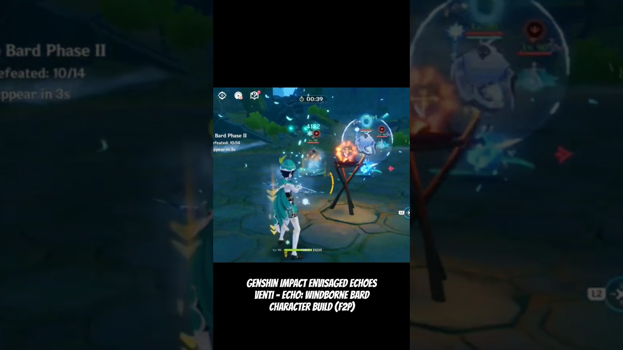 Envisaged Echoes - Venti - Echo: Windborne Bard - Character Build (F2P) - Genshin Impact