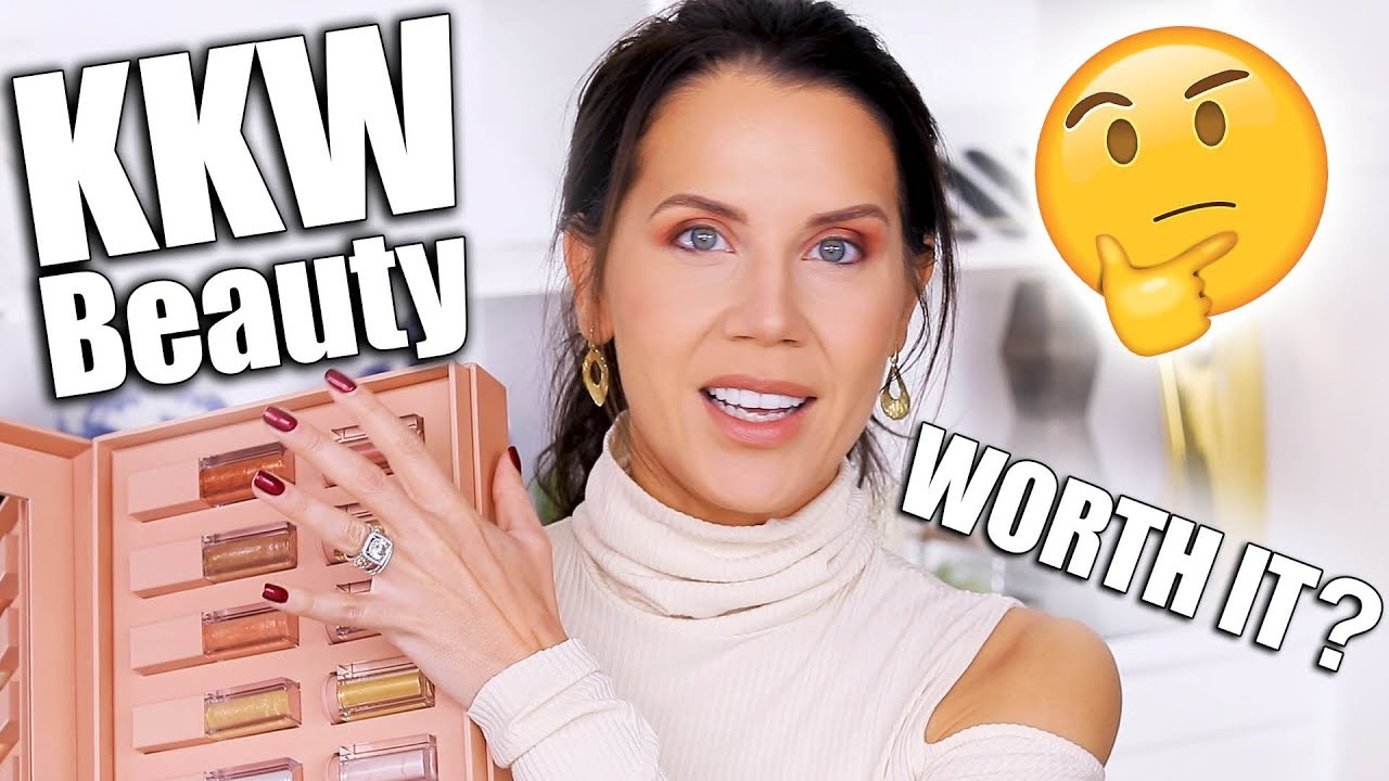 KKW BEAUTY ULTRALIGHT BEAM HIGHLIGHTERS & GLOSSES REVIEW | Worth it?