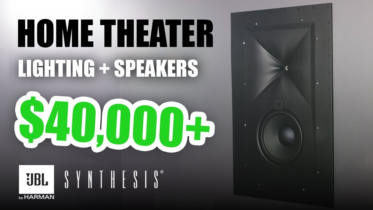 High End Theater Speaker and Lighting Installation ($40,000+)
