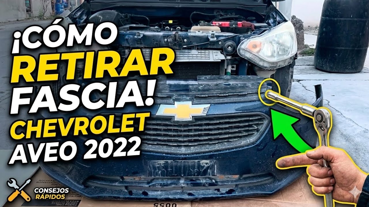 Cómo retirar fascia del Chevrolet Aveo 2022