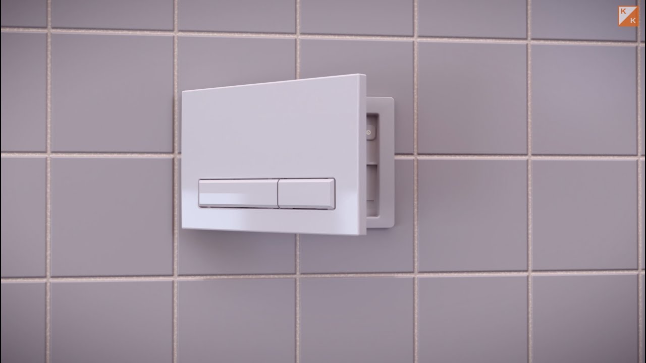 Montaż przycisku do WC