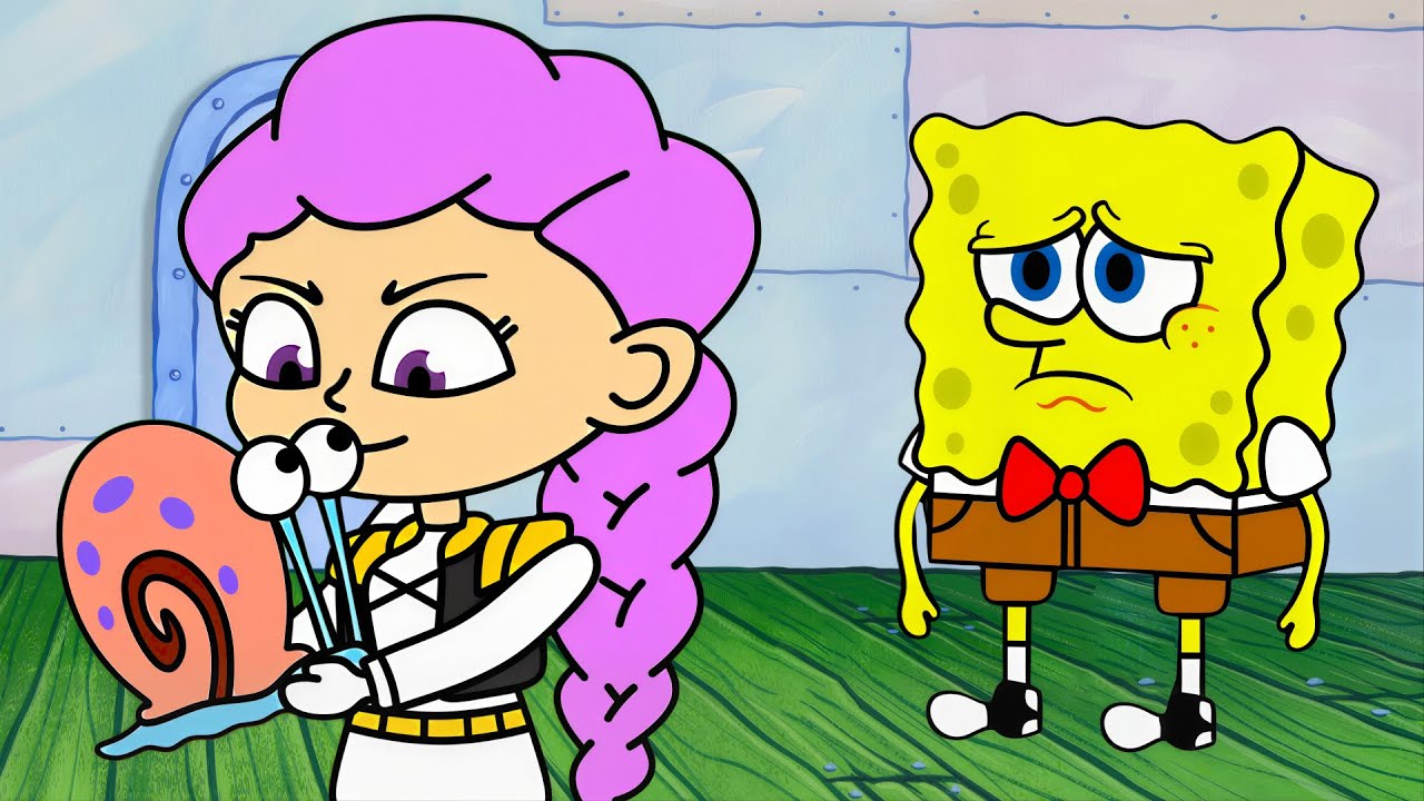 Bob Esponja Perdió a Gary Triste Historia (KPop Demon Hunters Animación)