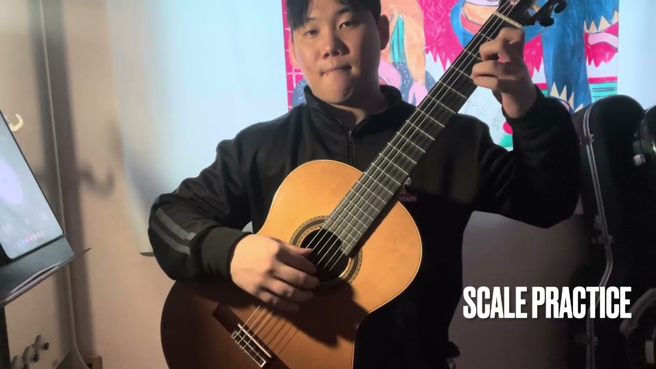 My daily warm up routine for classical guitar