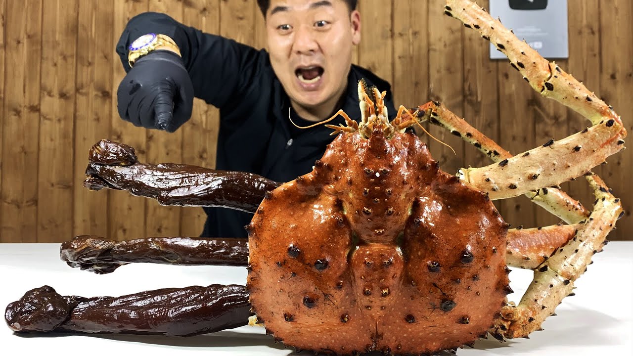 50만원 짜리 킹크랩을 소고기 육포처럼 건조했더니..주위에서 난리 났어요!!