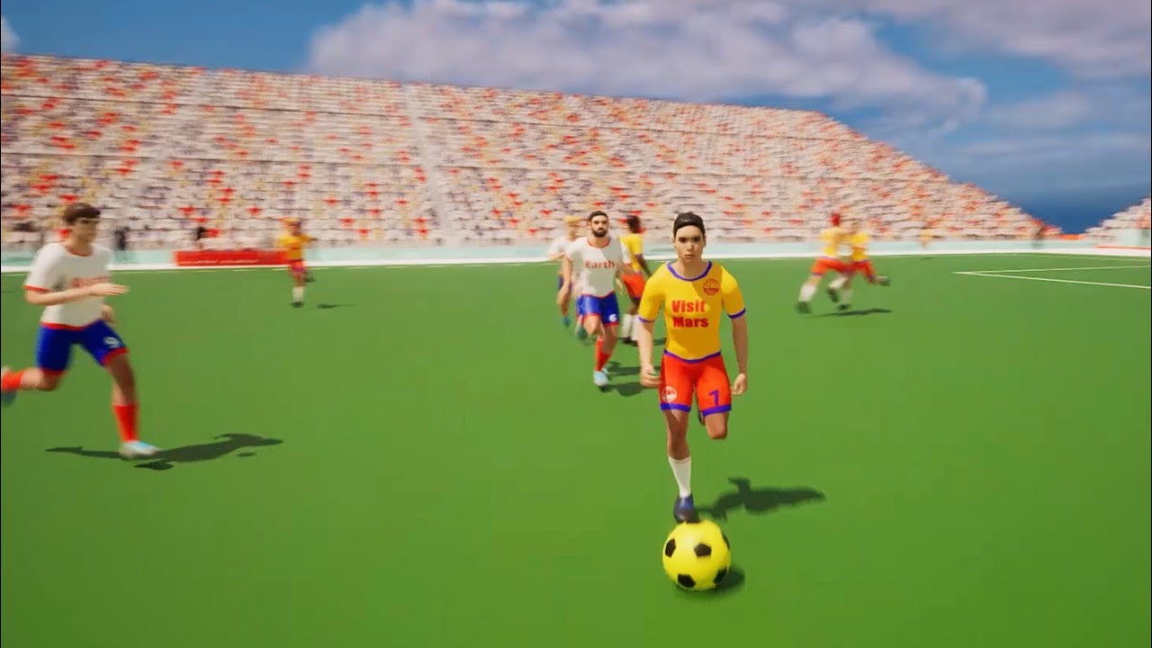Football (Soccer) Simulation : Winning and Losing the Ball - Unreal Engine 5 (UE5)