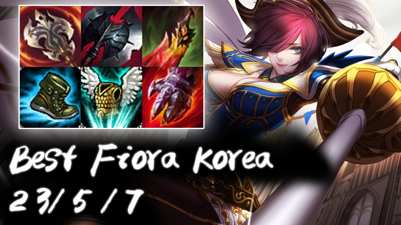 Best Fiora Korea Top vs Rumble | Korea High Elo Replays