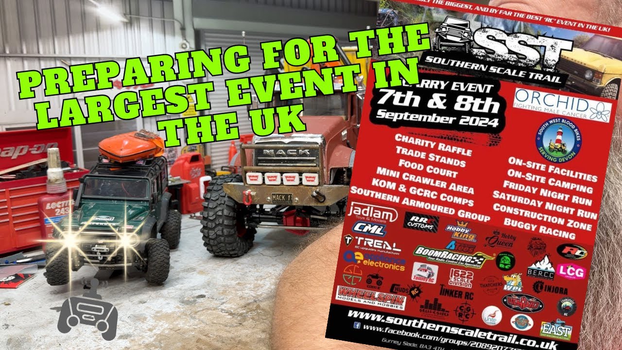 Preparing for the Largest Crawler event in the UK 🇬🇧 Southern Scale Trail SST