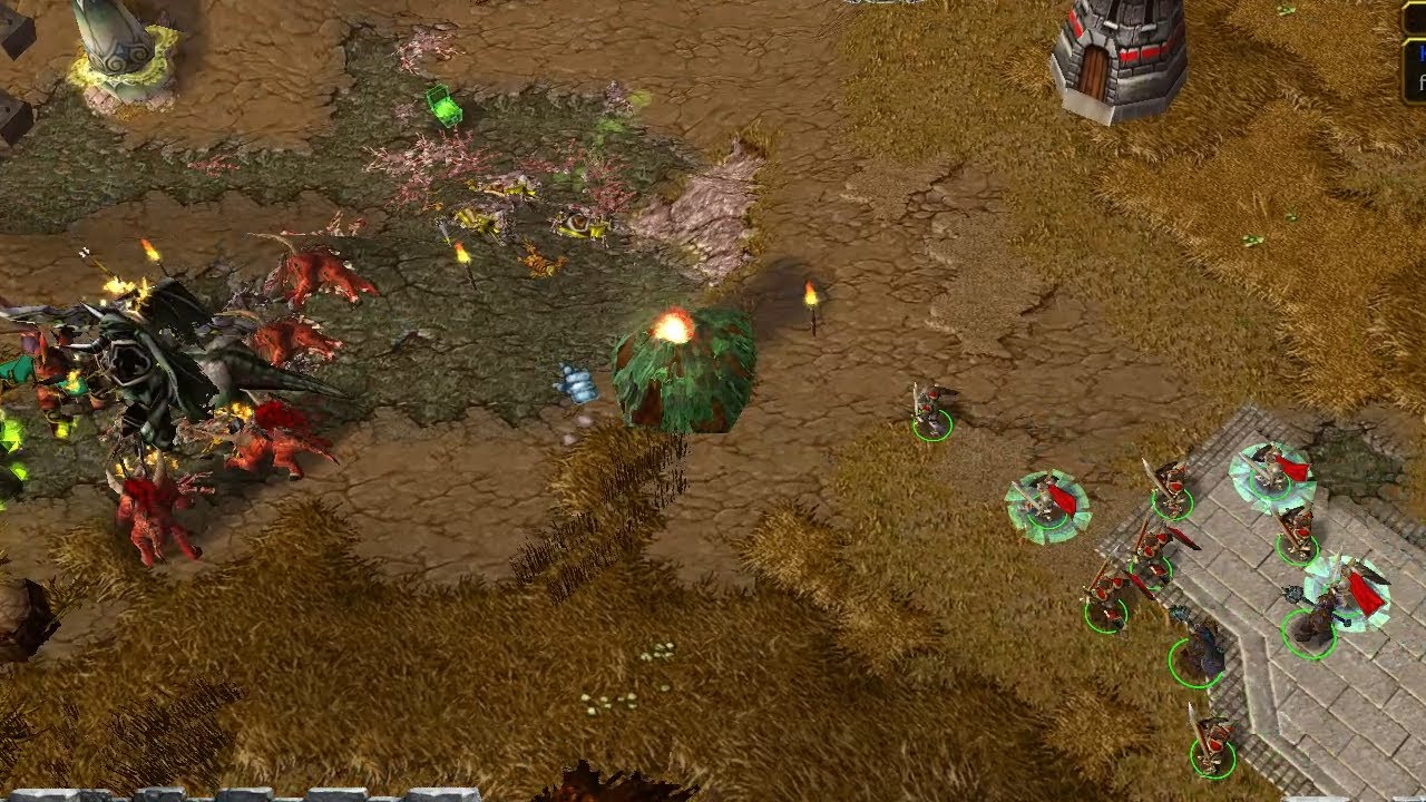 Warcraft 3 - Plague 1:The East 001(Hard) || Western - Berdrix - Border Guards