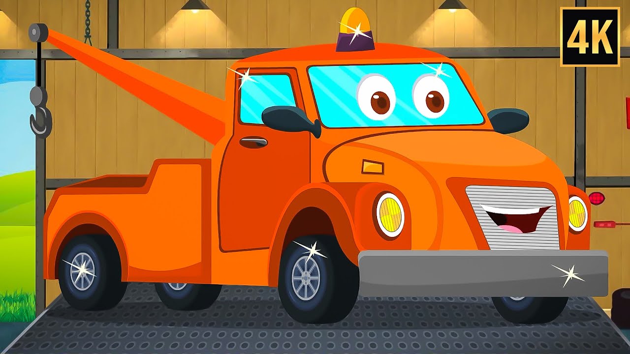 Tow Truck + Car Wash & More Videos For Children