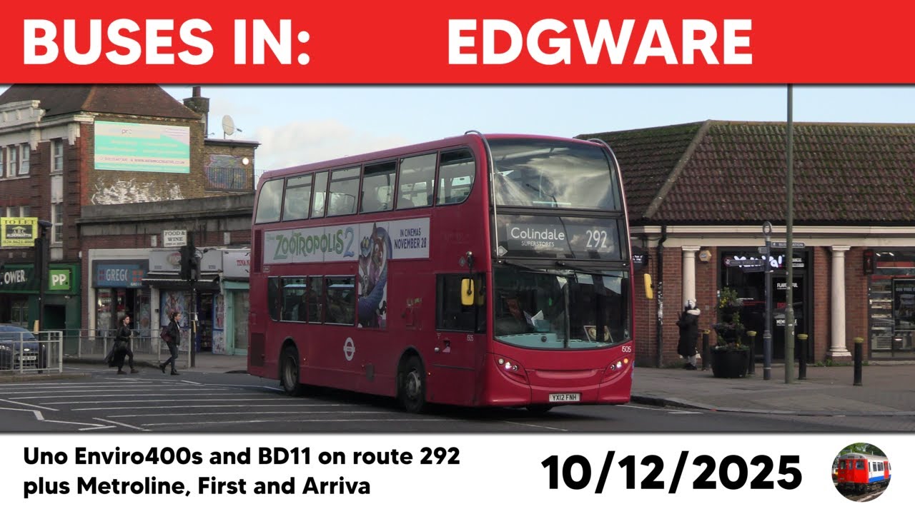 London buses in Edgware 10/12/2025