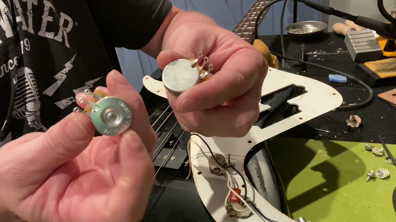 Choosing Pots for a Precision Bass Rewire