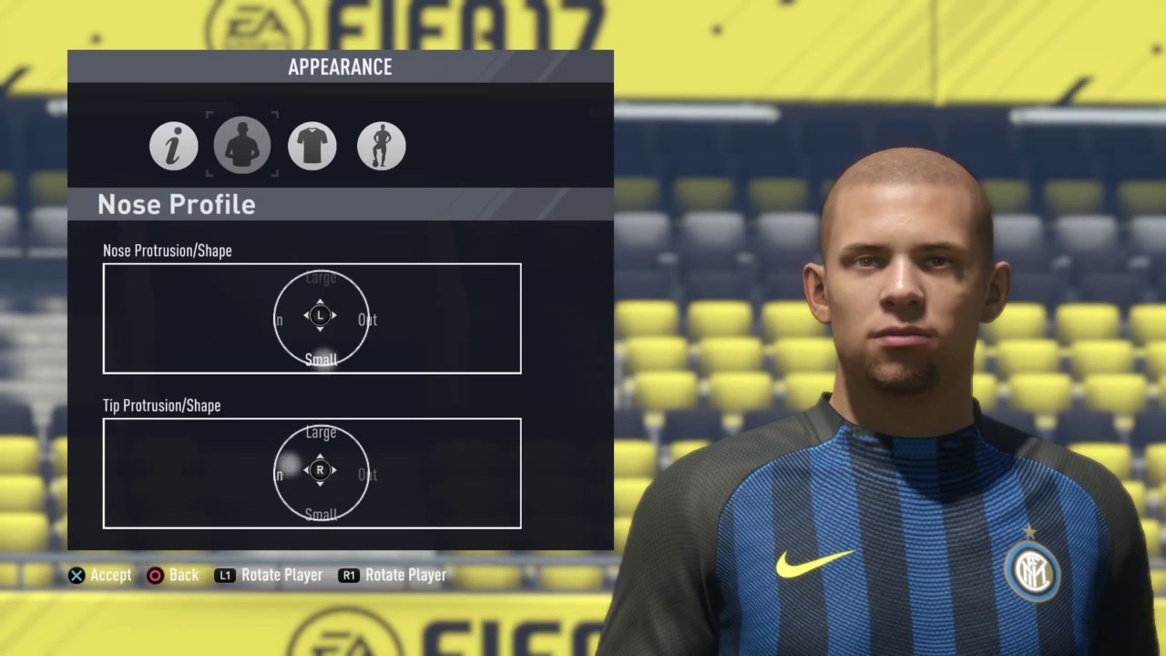 CREATE RONALDO (LUIZ NAZARIO) FIFA 17