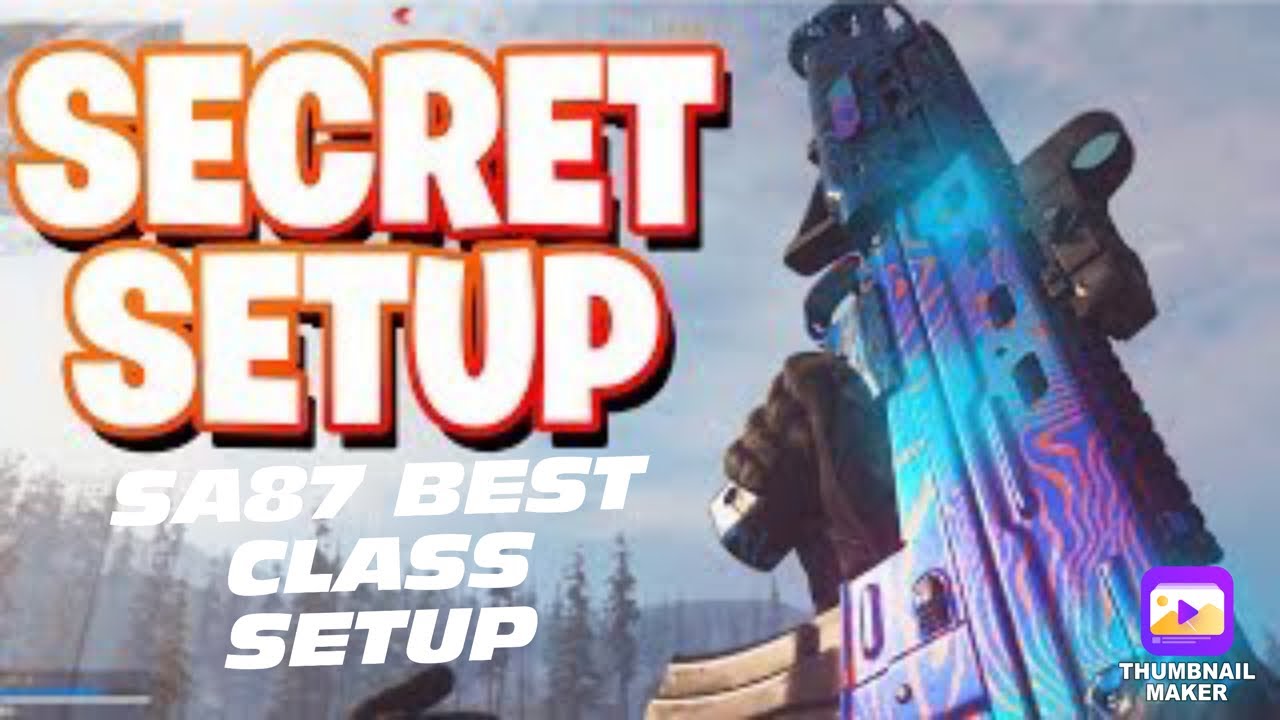 MY BEST CLASS SETUP FOR THE SA87!!!!!!(MODERN WAREFARE MULTIPLAYER )