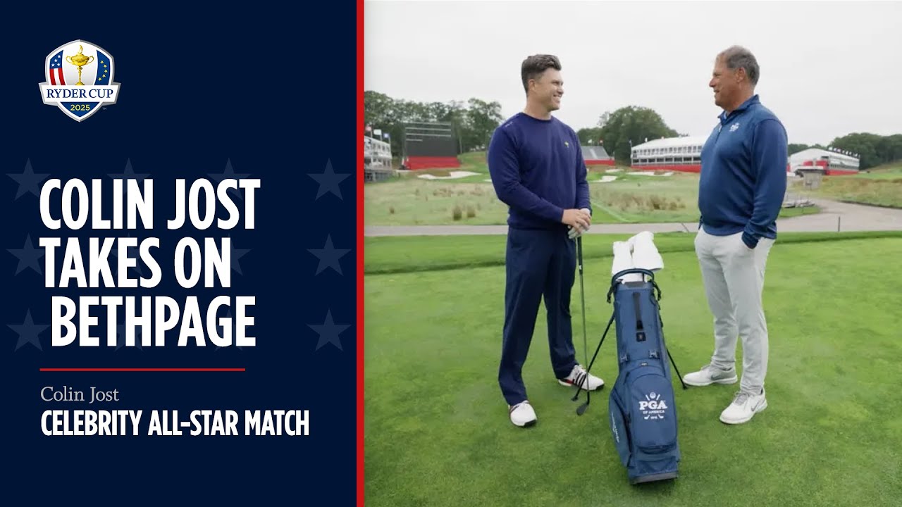 Colin Jost Gets in a Practice Round at Bethpage Black | Celebrity All-Star Match