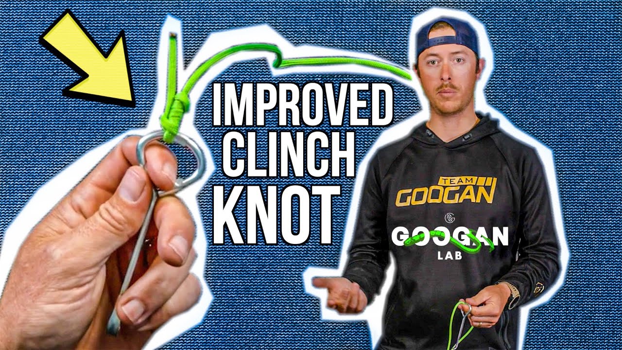 HOW TO TIE The Improved CLINCH KNOT! ( EASIEST FISHING KNOT )