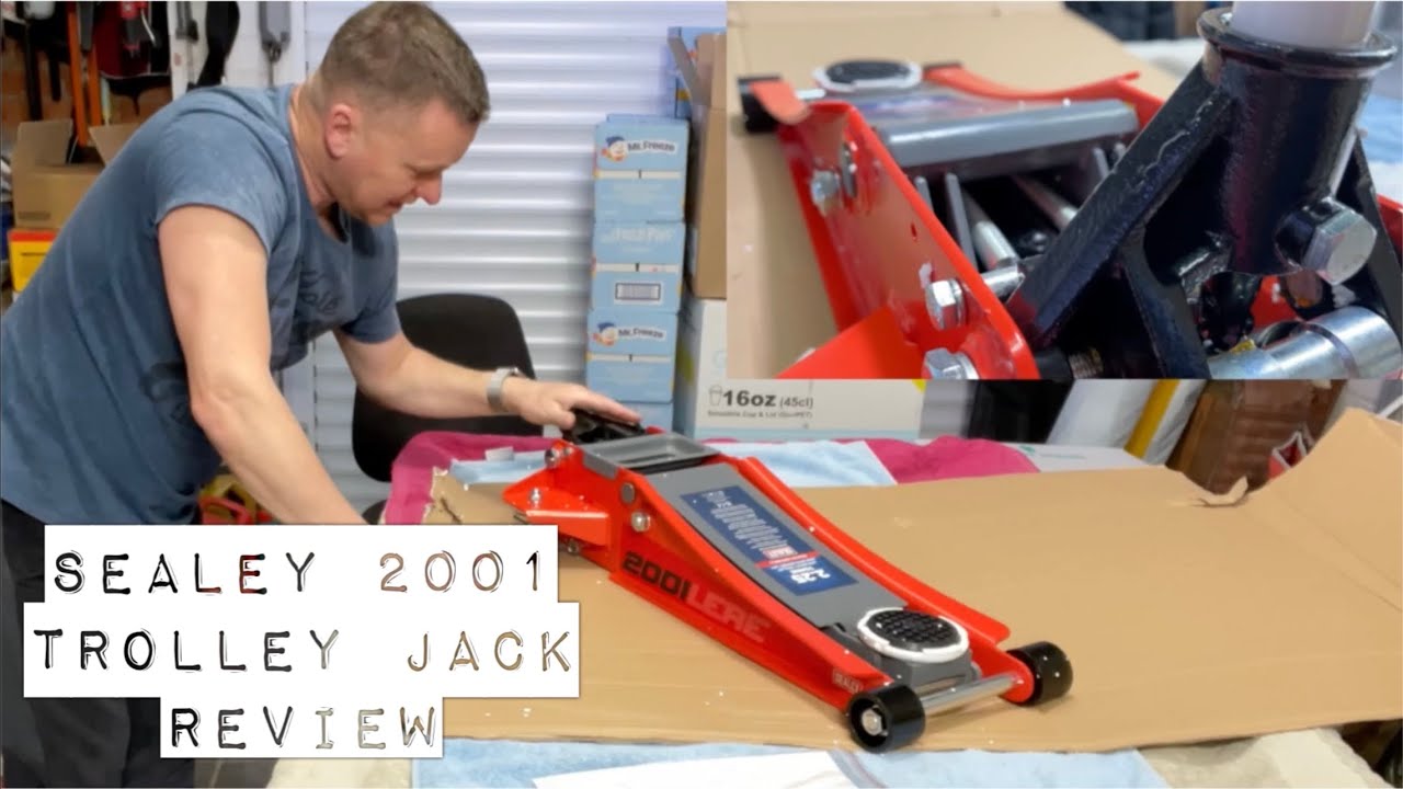 Sealey Trolly Jack 2001LERE против Snap-on Professional Jack, полный обзор и тест. Домкрат с низк...