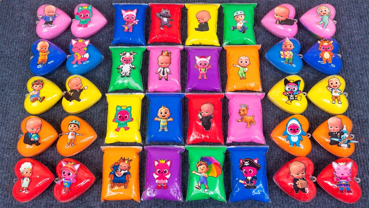 Pinkfong Slime Mixing Playtime! Jeni, Hogi, and Bebefinn’s Colorful Satisfying ASMR 🌈