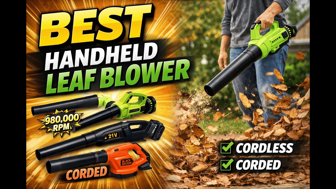 5 Best Handheld Leaf Blower In 2026 | Gardencure.com