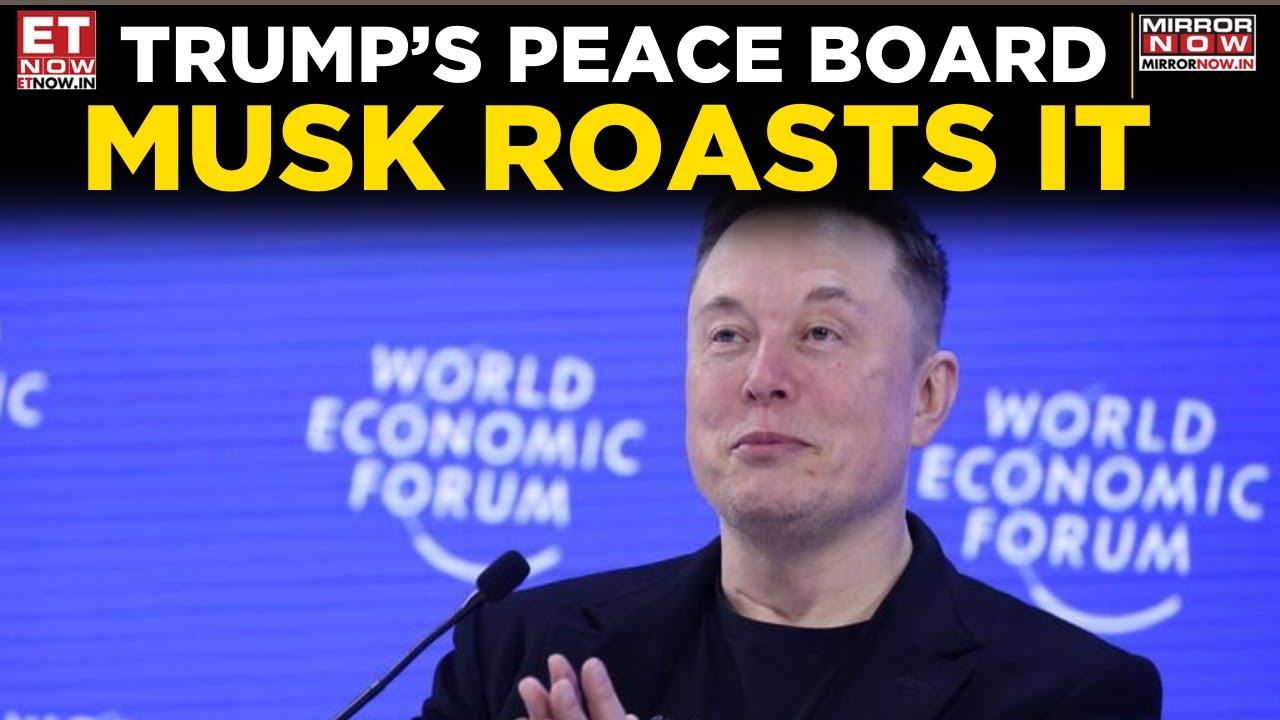 Davos 2026: Elon Musk Roasts Trump’s Peace Plan With Greenland & Venezuela Wordplay | ET Now