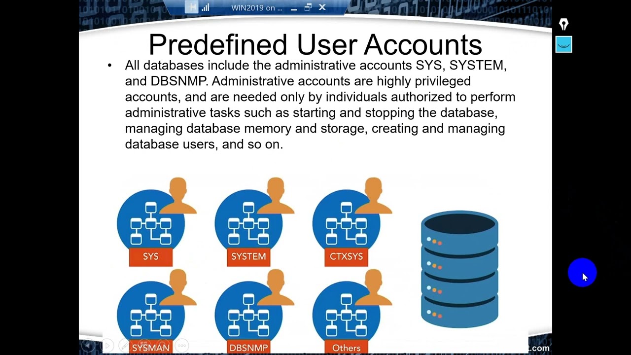 20-03-2023 Oracle 19c/21c Authentication and Authorization Arabic Part01