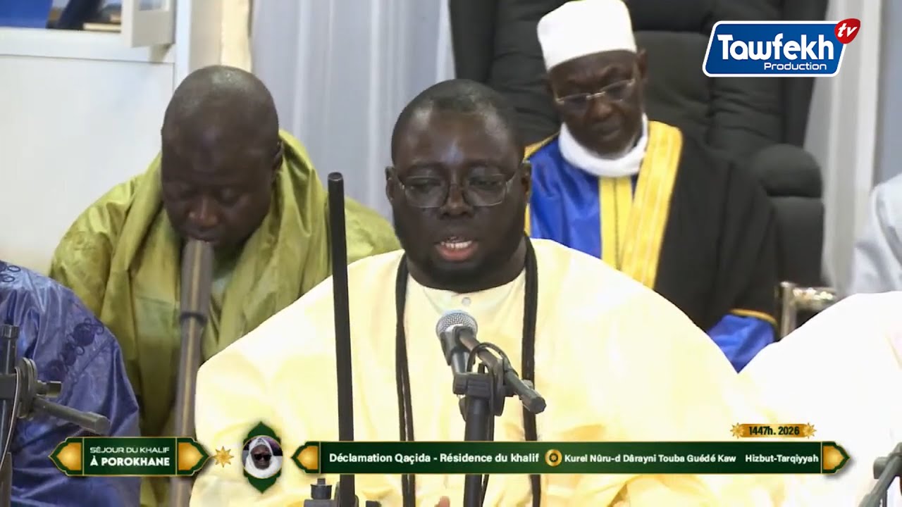 Prestation du Kurel Nûru-d Dârayni HT TOUBA Séjour du Khalif à Porokhane
