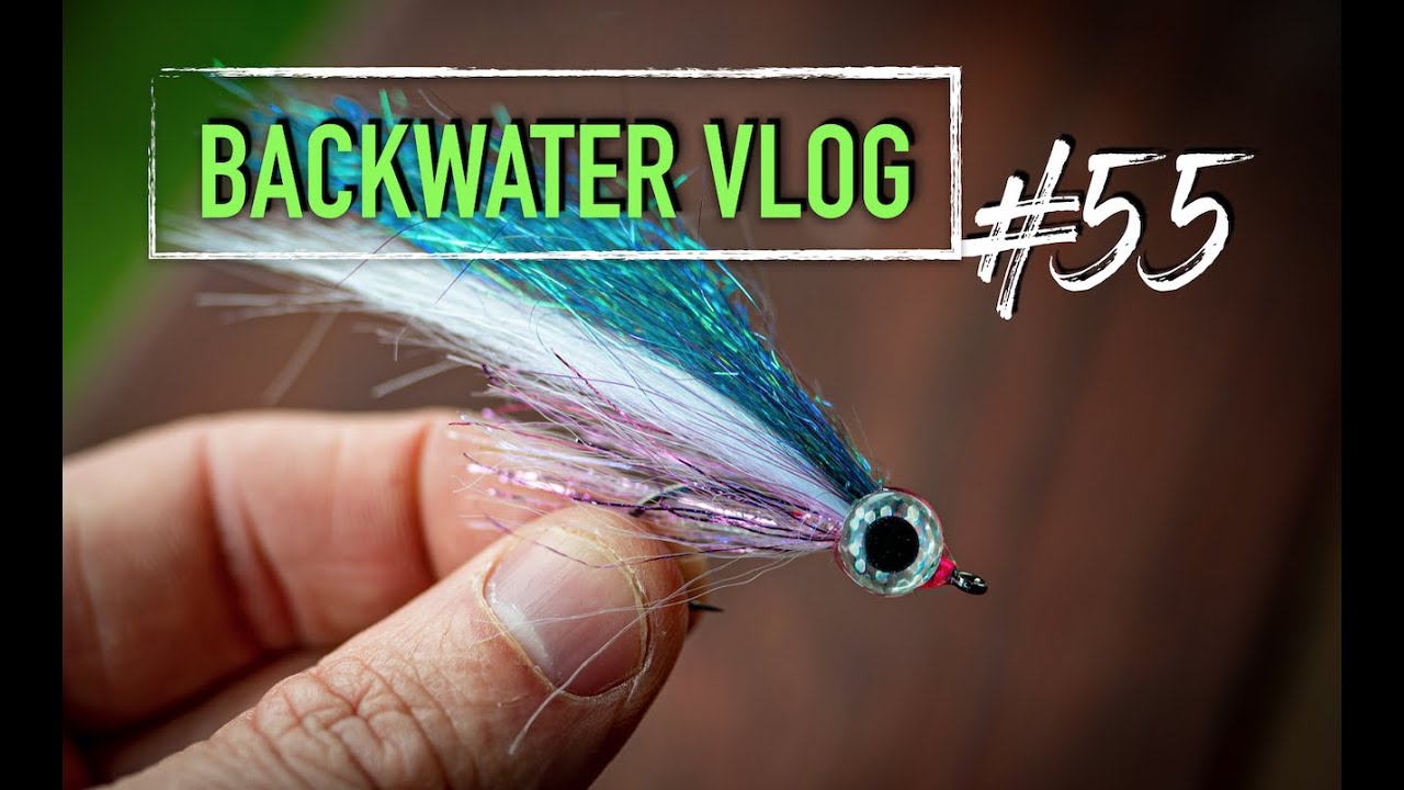 Tying A Baitfish Fly With Shimmer Fringe: Backwater VLOG #55