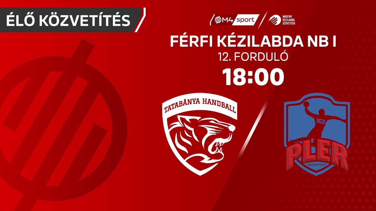 MOL Tatabánya KC – PLER-Budapest | férfi K&H Liga | 12. forduló